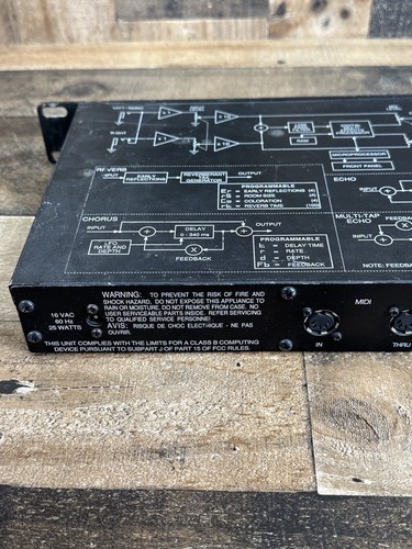 Peavey UltraVerb digital multi-effects processor AS IS UNTESTED For Parts - Picture 4 of 8