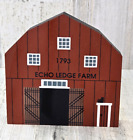 Cat's Meow Village American Barn Series Vermont Barn 1992 Shelf Sitter