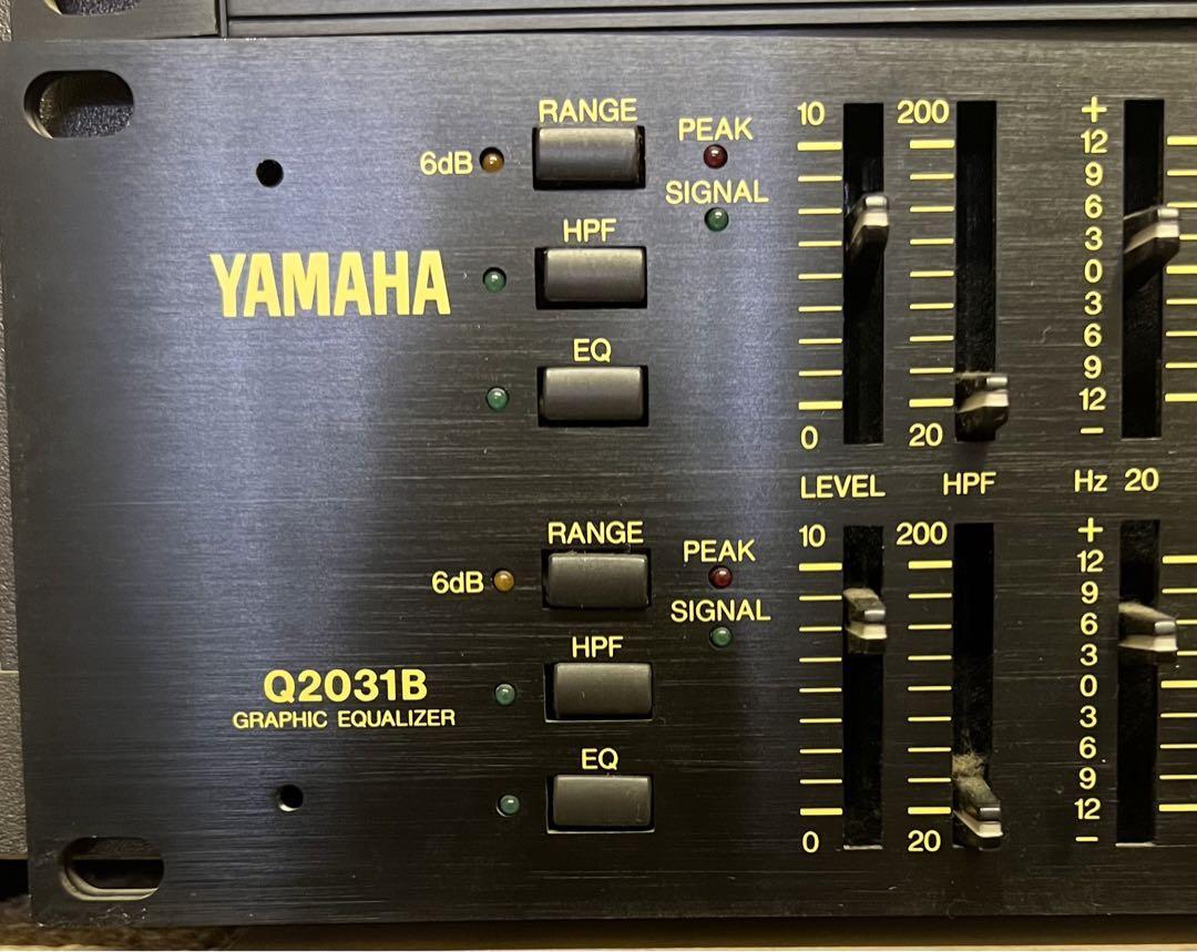 YAMAHA Q2031B グラフィックイコライザー EQ ヤマハ グラフィックイコライザー（Q2031B）の製品詳細｜映像音響
