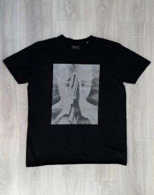 2Pac Big Graphic Logo Hip Hop Band Merch T-Shirt Size M