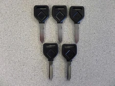 FREIGHTLINER TRUCK KEY BLANKS ILCO 1629-P 5 PACK BLACK PLASTIC HEAD