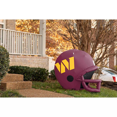 WASHINGTON COMMANDERS NFL LOGO BRANDS 4' INFLATABLE HELMET INDOOR/OUTDOOR