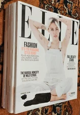 Elle Fashion Magazine Lot Of 5- 2014-2016 Issues