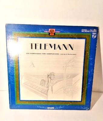 Telemann Six Fantasias For Harpsichord VINYL RECORD PCH 9061 Leonard Hokanson