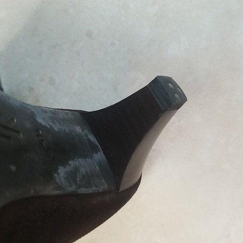 Peter Kaiser Boots Leather Suede knee Length Brown pull on floppy cowboy UK 4.5 - 第 14/21 張圖片