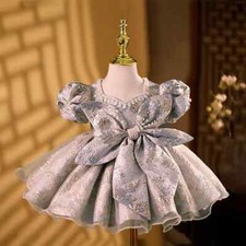 Children's Princess Evening Gown Birthday Baptism Party Flower Girl Dresses