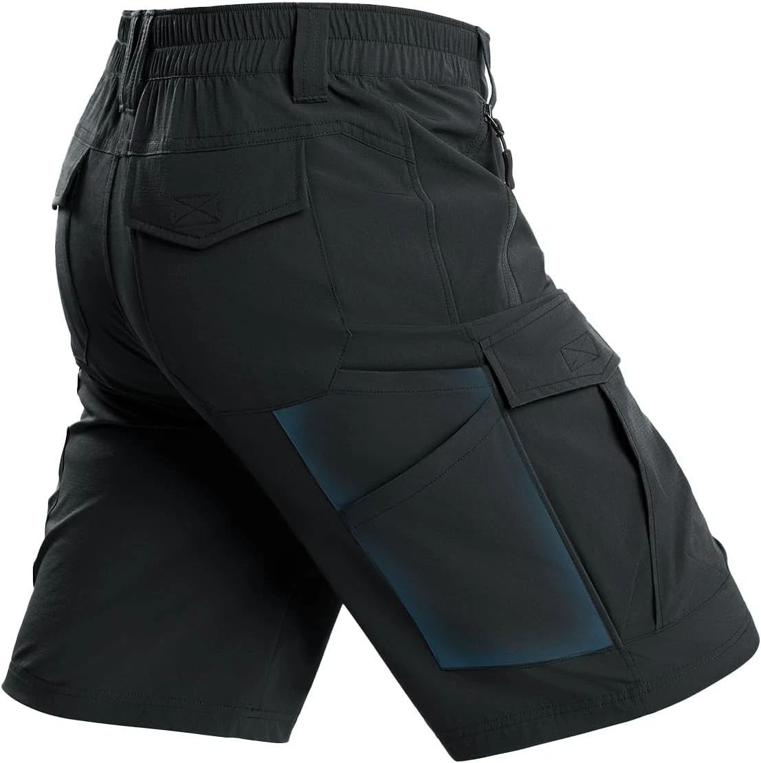 Hiking Shorts Men 8-Pocket: Cargo Lightweight Quick Dry Water