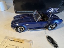 Kyosho 1/18 Scale 1965 Blue Shelby Cobra 427 S/C #7006 Boxed