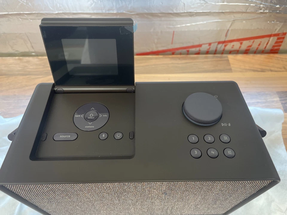 Pure Evoke Play DAB+/FM/Internetradio WLAN Bluetooth HiFi Anlage Kaffee Schwarz - Bild 3 von 4