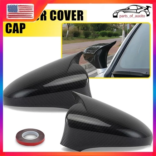 Carbon Fiber Mirror Cap Cover For LexUSA IS RC 200 300 350 RC F SPORT 14-2019 C