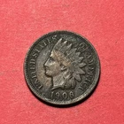 (1) Beautiful Toned Antique 1906 Indian Head Cent/Penny CHOICE XF-EXTRA FINE DET