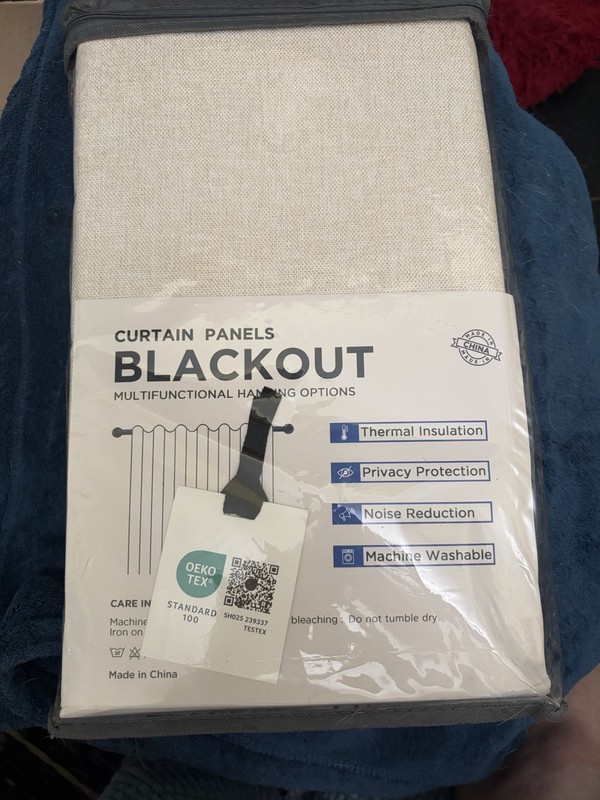 curtain Black Out panels set of 2