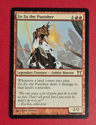 Zo-Zu the Punisher Champions of Kamigawa Regular NM MTG Ships FAST