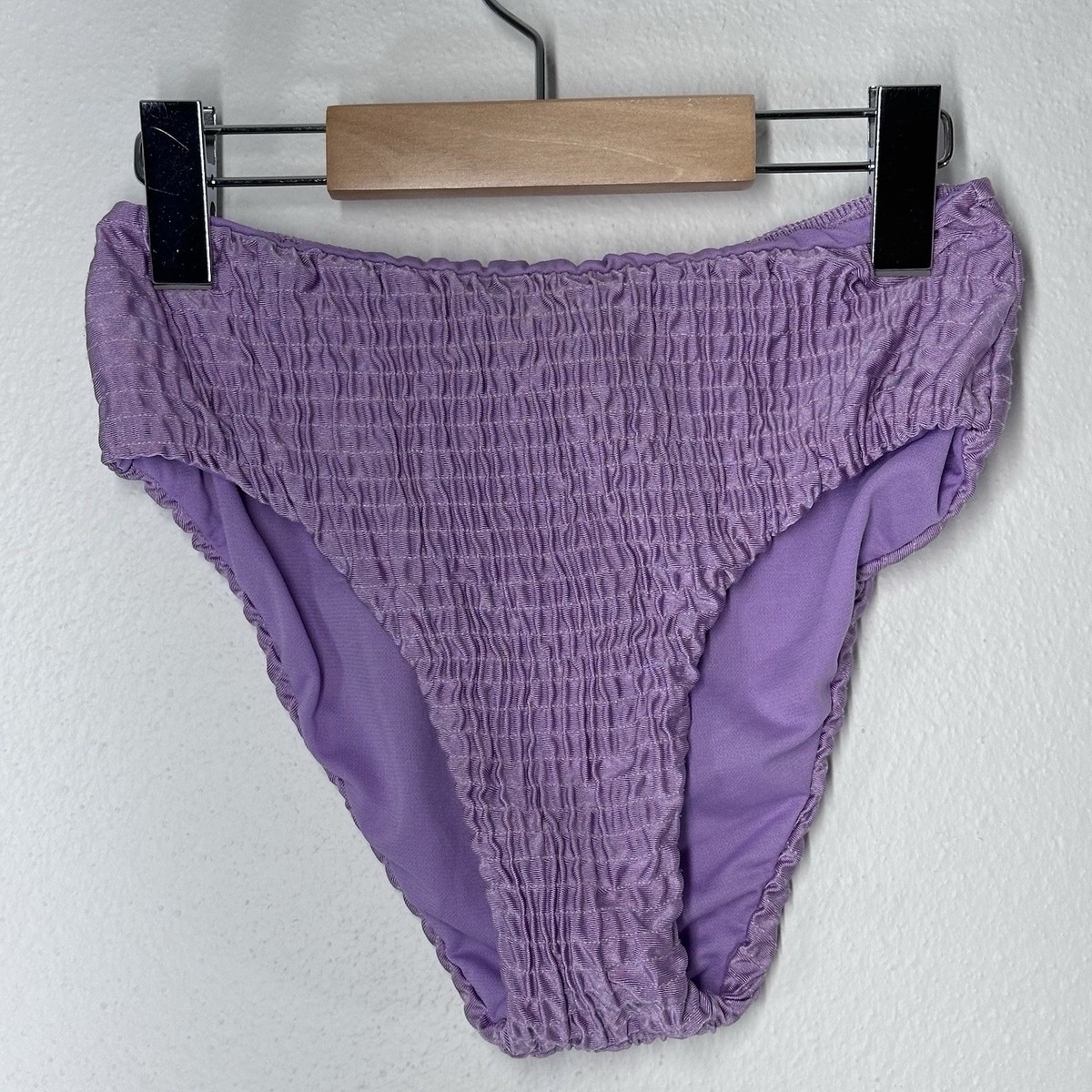 Retro Inspired Jutka & Riska Women's Swimwear Bikini Bottom Size Medium Lavendar View 2