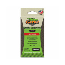 Gator 7308 Jumbo Sanding Sponge, Coarse/Medium 36/60-Grit, 3 x 5-In. - Quantity