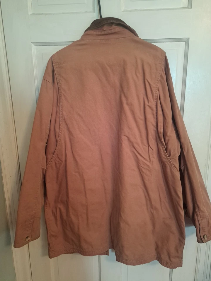 Vintage Saddlebred  Cotton Flannel Jacket Field Coat Small Brown - Image 4 of 4