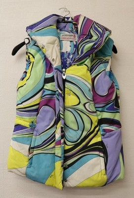 Emilio Pucci x Rossignol Emilio Pucci Ski Vest Down Jackets Blue Green Size S