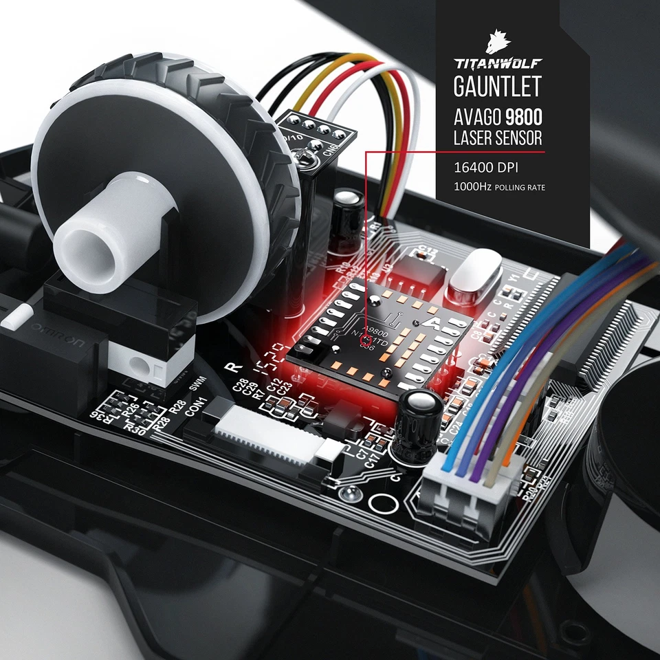 - 16400 DPI USB Laser Gaming Mouse - 18 Tasten - 16400 DPI - konfigurierbare ... - Bild 3 von 4