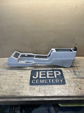 84-96 Jeep Cherokee Xj Comanche Mj Oem Center Floor Console Tan Plastic No Lid