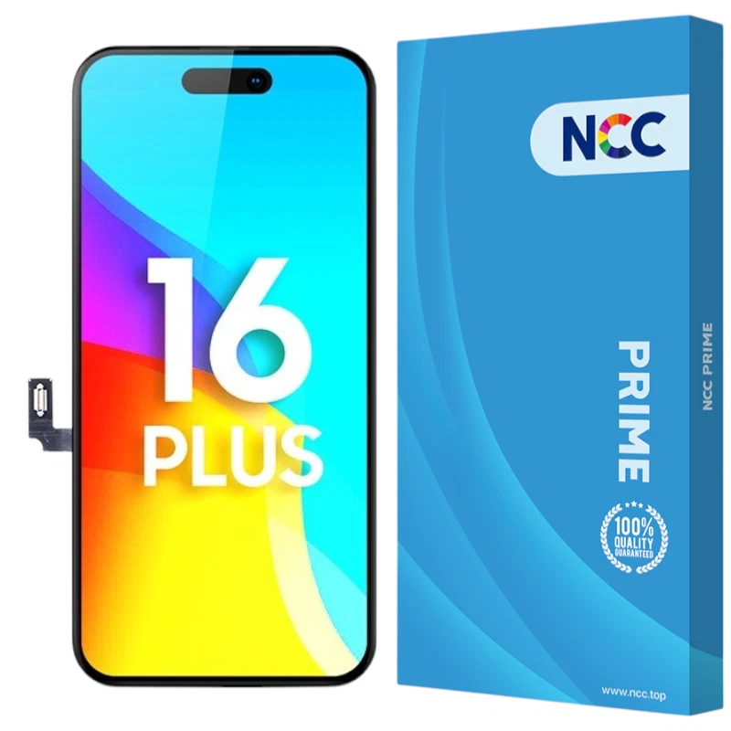 NCC Prime InCell Display Touchscreen Bildschirm Schwarz für iPhone 16 Plus A3290