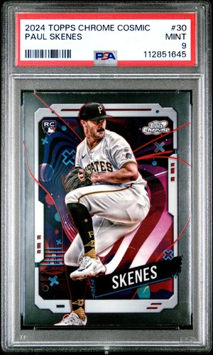 2024 Topps Chrome Cosmic Paul Skenes #30 PSA 9