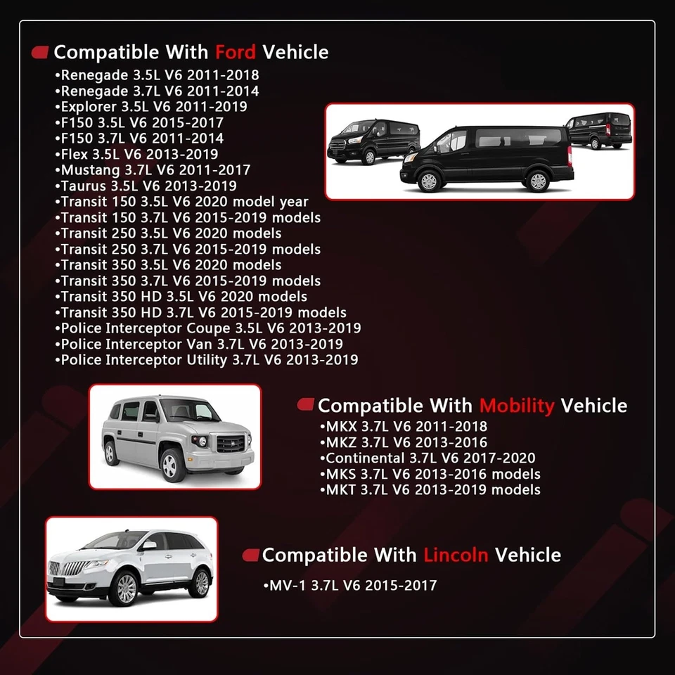 Juego de juntas de cubierta de válvula VS50814R para Ford Police Interceptor 2013-2019 utilitario V6 Foto 3 de 4