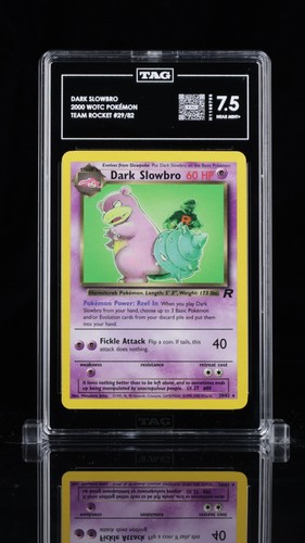 Dark Slowbro (Unlimited) graded TAG 7.5 for sale on eBay