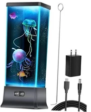 CALOVER Gifts for Kids Men Women Friends Family Cool Jellyfish Lamp Modern