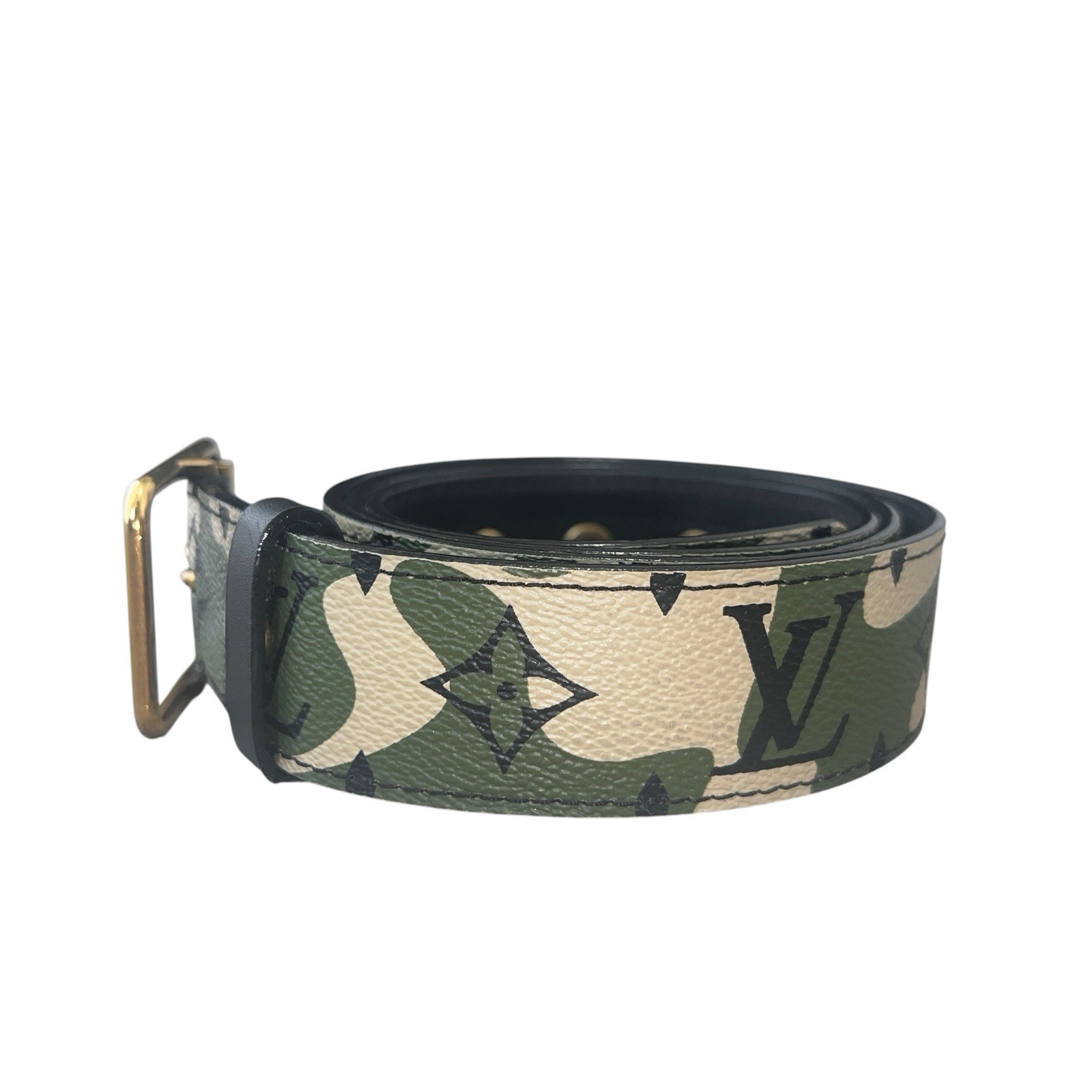 Louis Vuitton 2008 Monogramouflage Ceinture Murakami Camo Belt image 8