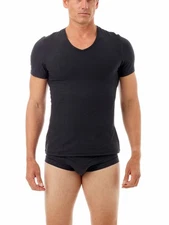 MagiCotton V-Neck Compression Shirt for Men by UNDERWORKS USA