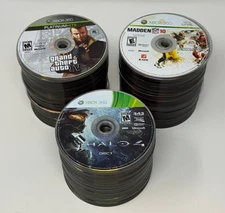 LOT of 234 Microsoft Xbox 360 Scratched/Defective Game Discs *UNTESTED - AS IS*