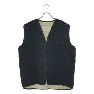 CAMIEL FORTGENS | FLEECE BEST WOOL VEST M Black Men's Used KLDR-0
