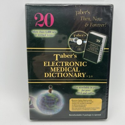 Taber s Electronic Dictionary 3.0 CD-ROM ONLY Illustrations Pronunciations 2005