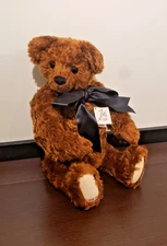21" Artist Teddy Bear "Edward T Bear" - Mohair Jointed Handmade Ltd - Signed!