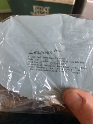 #ad Shenandoah Designs Leaper Frog Figurine Rex Schneider Leapers Limited Edition B… $100.00