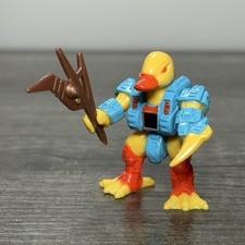 Takara Hasbro Battle Beasts Run Amuck Duck #41 Figure Weapon Water Rub