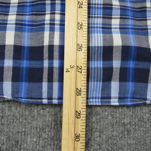 Camisa Polo Ralph Lauren Para Hombre Mediana Calce Ajustado Forrada a Cuadros Manga Larga Con Botones - Imagen 10 de 16