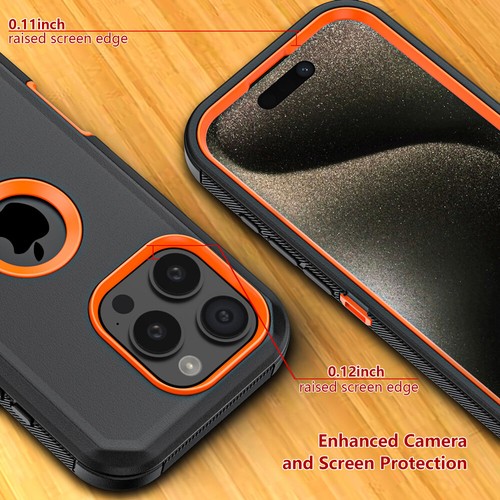 Für iPhone 16 Pro Max/Pro/Plus Hülle Case Cover Robust Robust Stoßfest Hybrid - Bild 4 von 13