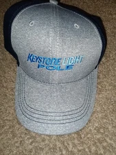 NASCAR-EMBROIDERED HAT-ADJUSTABLE-NEW-KEYSTONE LIGHT-POLE 2017-OLD STOCK