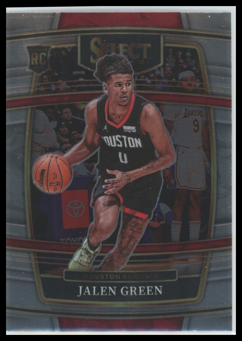 2021-22 Panini Select #7 Jalen Green Houston Rockets Rookie