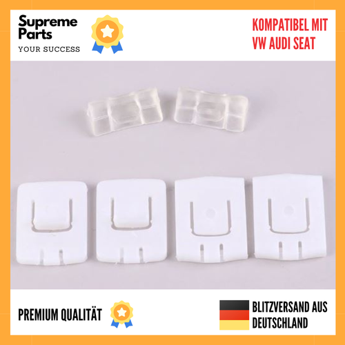 6-tlg. Sitzschienen Gleitstücke Für VW Golf, Polo, Audi - OEM 191881213