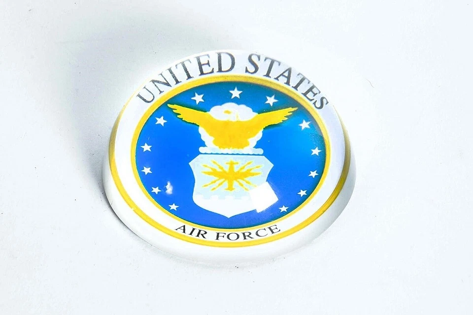 Crystal Paperweight - Air Force Edition, Military Holiday Gift - Image 2 of 2