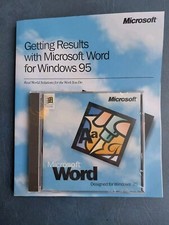 Microsoft Word For Windows 95. or Windows NT Workstation CD Media Factory Seal