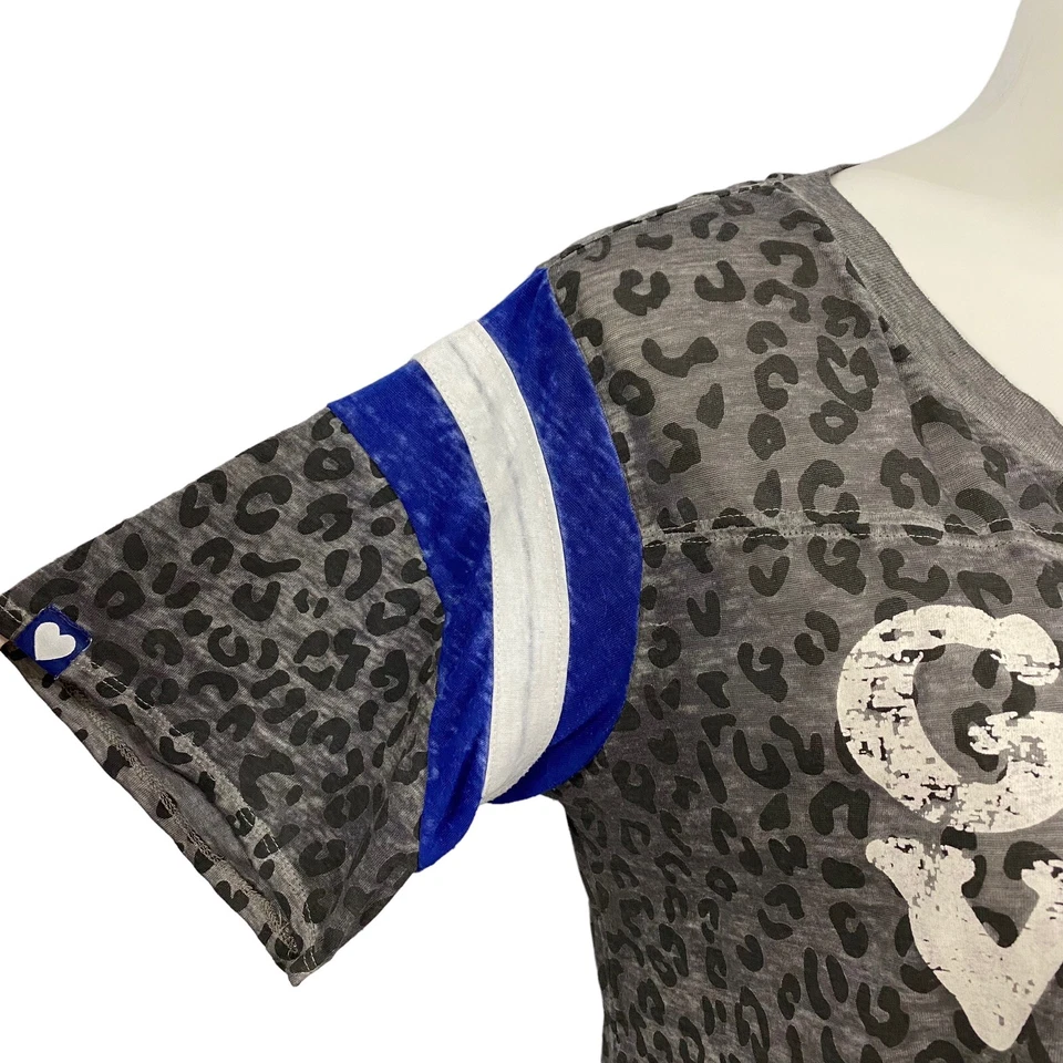 Top No Boundaries para mujer XXL 19 Good Vibes gris animal fútbol tejido atlético Foto 4 de 4