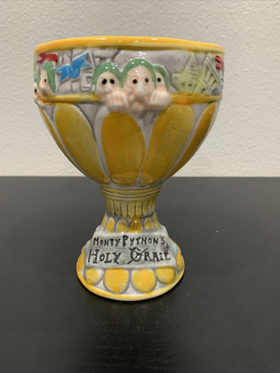 A*払様 P.Holy Grail PUP Vintage Monty Python's Holy Grail Ceramic Goblet Cup Mug Chalice