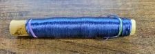 Gorgeous Moroccan Bulk BLUE DENIM Silk Floss Spool (50+ Yards) Fly Tying