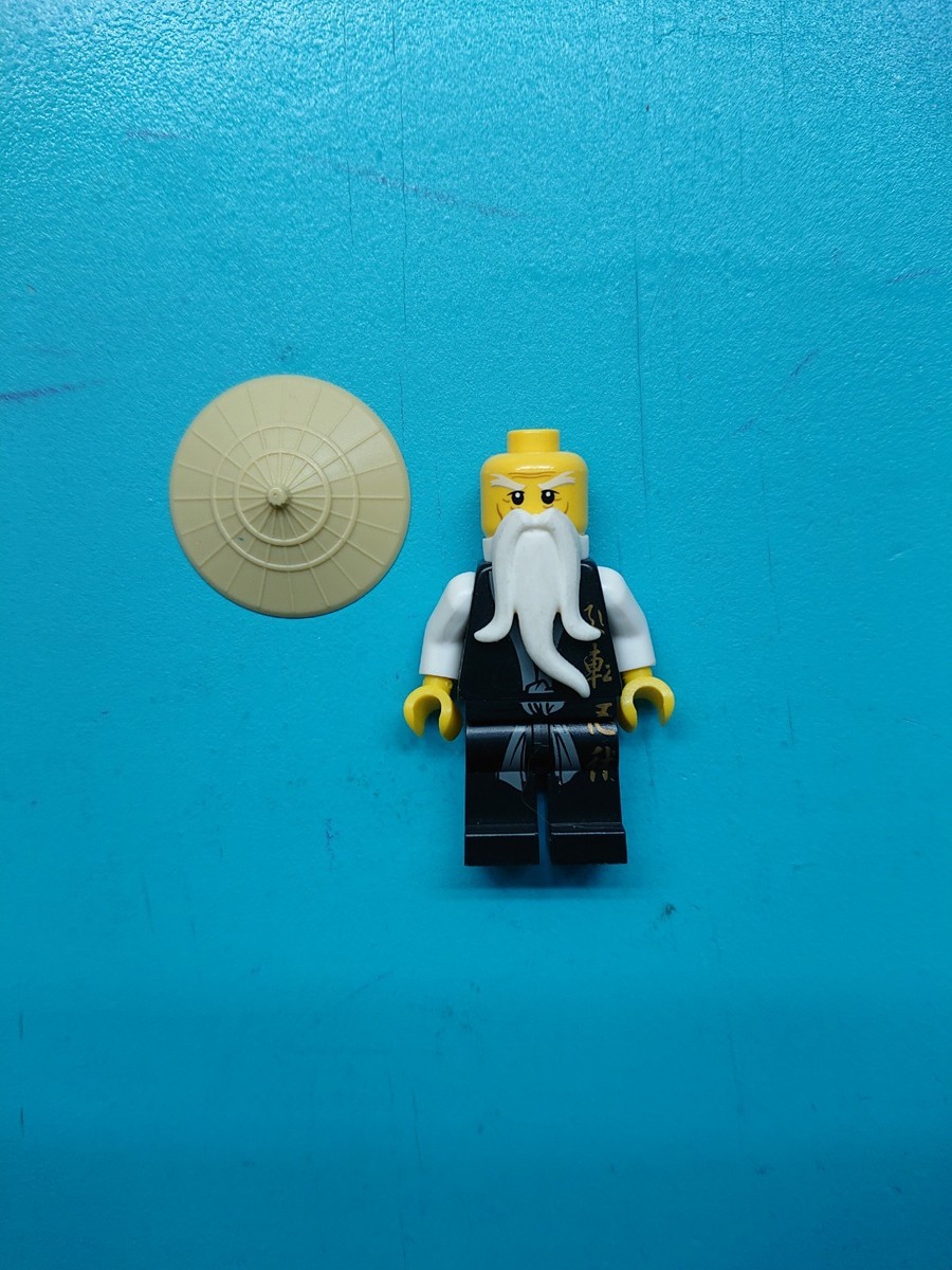 Lego Ninjago Minifigure Sensei Wu Black Outfit The Golden
