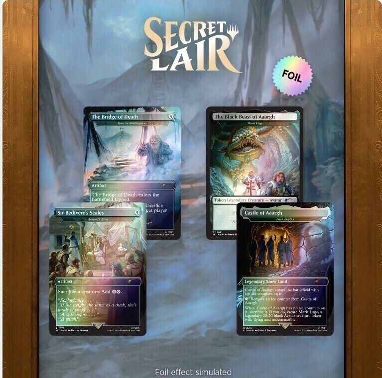 Monty Python And The Holy Grail Vol 1 & 2 FOIL SECRET LAIR Monty Python And The Holy Grail Vol 1 & 2 FOIL SECRET LAIR
