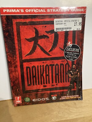 Daikatana 2000 Prima Official Strategy Guide Eidos Ion Storm Sealed New