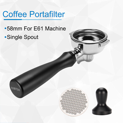 58mm Single Spout Portafilter For E61 Grouphead Coffee Machine Vfa
